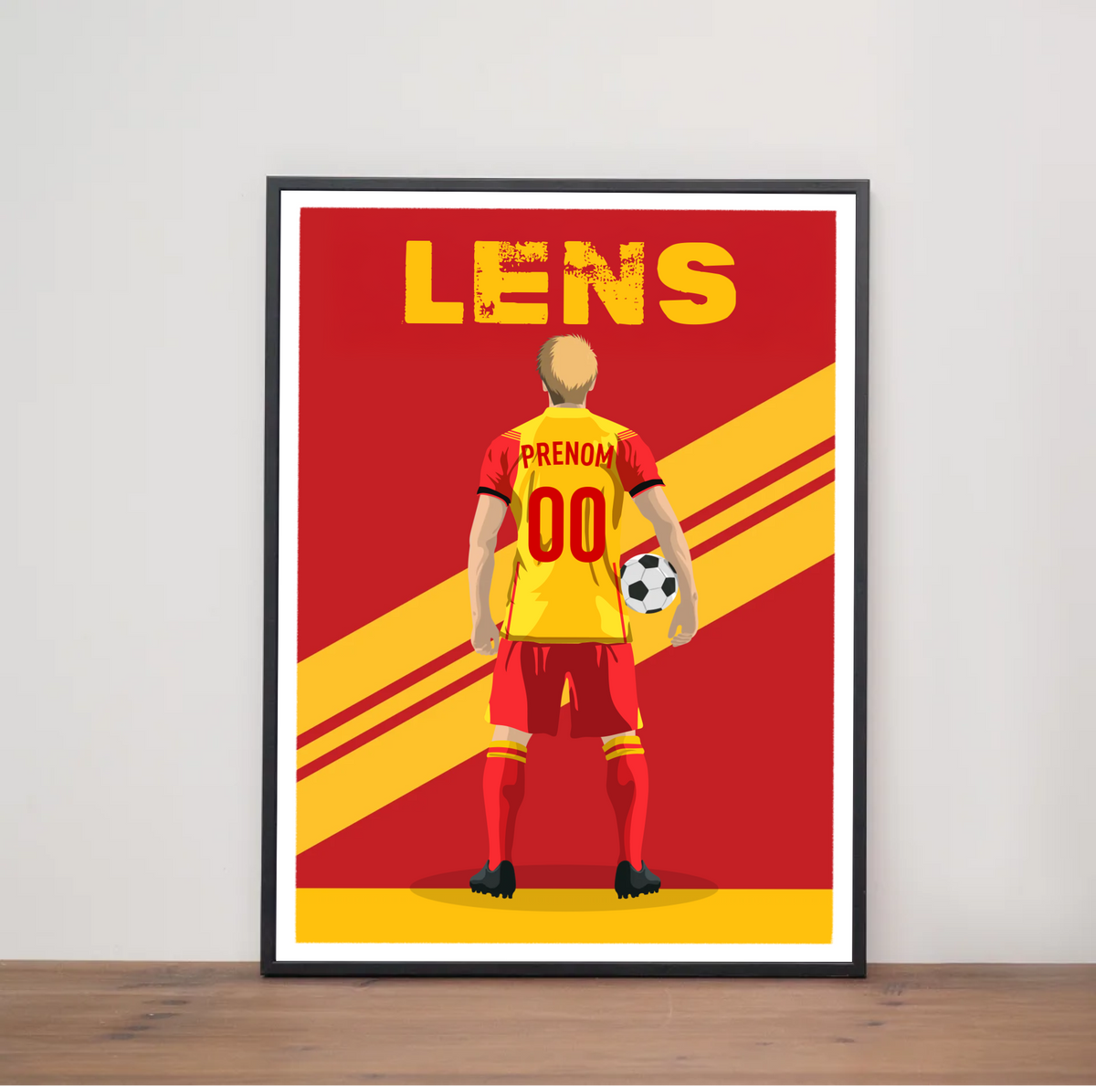 Affiche Foot Lens - Adulte Personnalisé