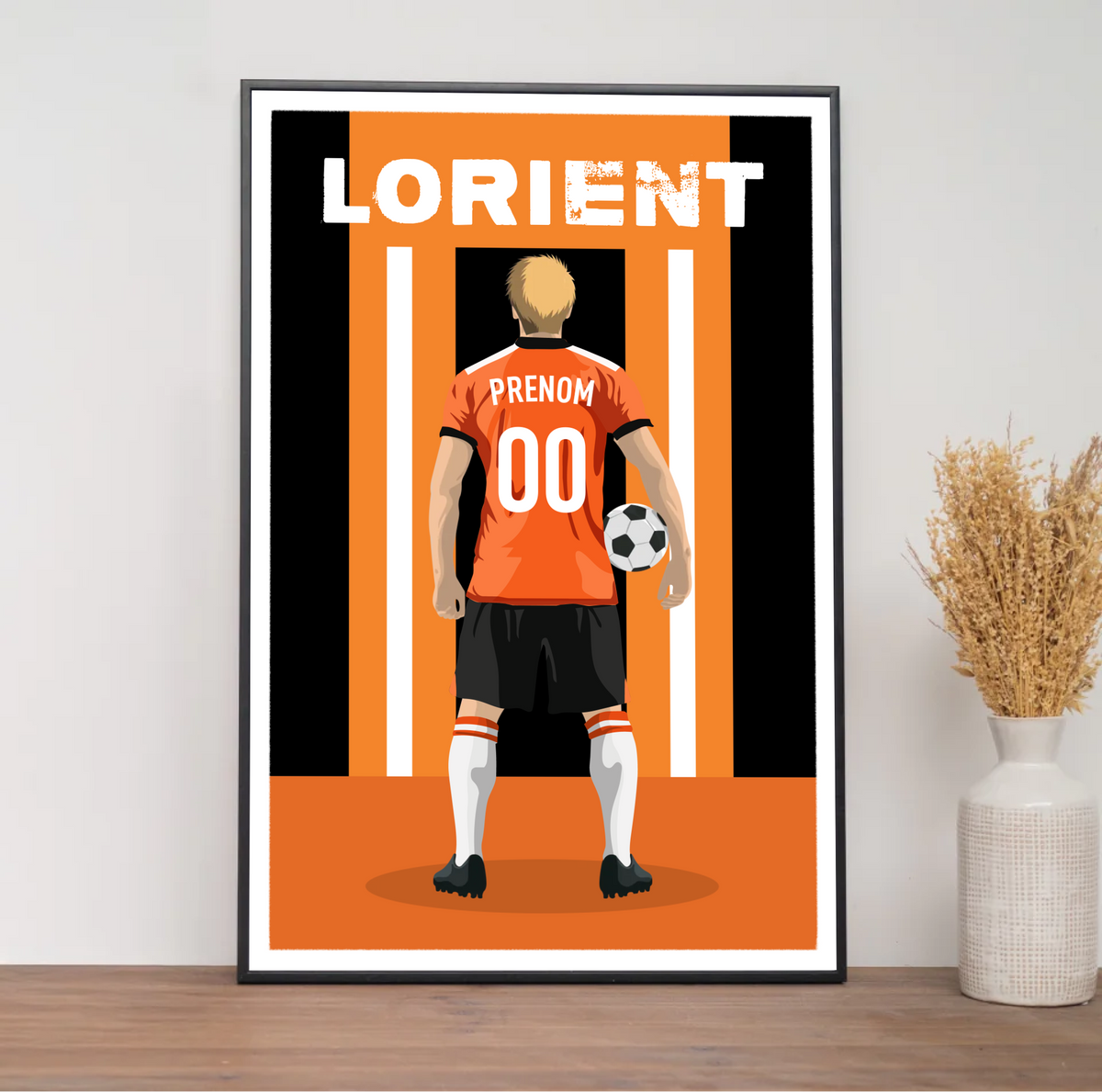 Affiche Foot Lorient - Adulte Personnalisé