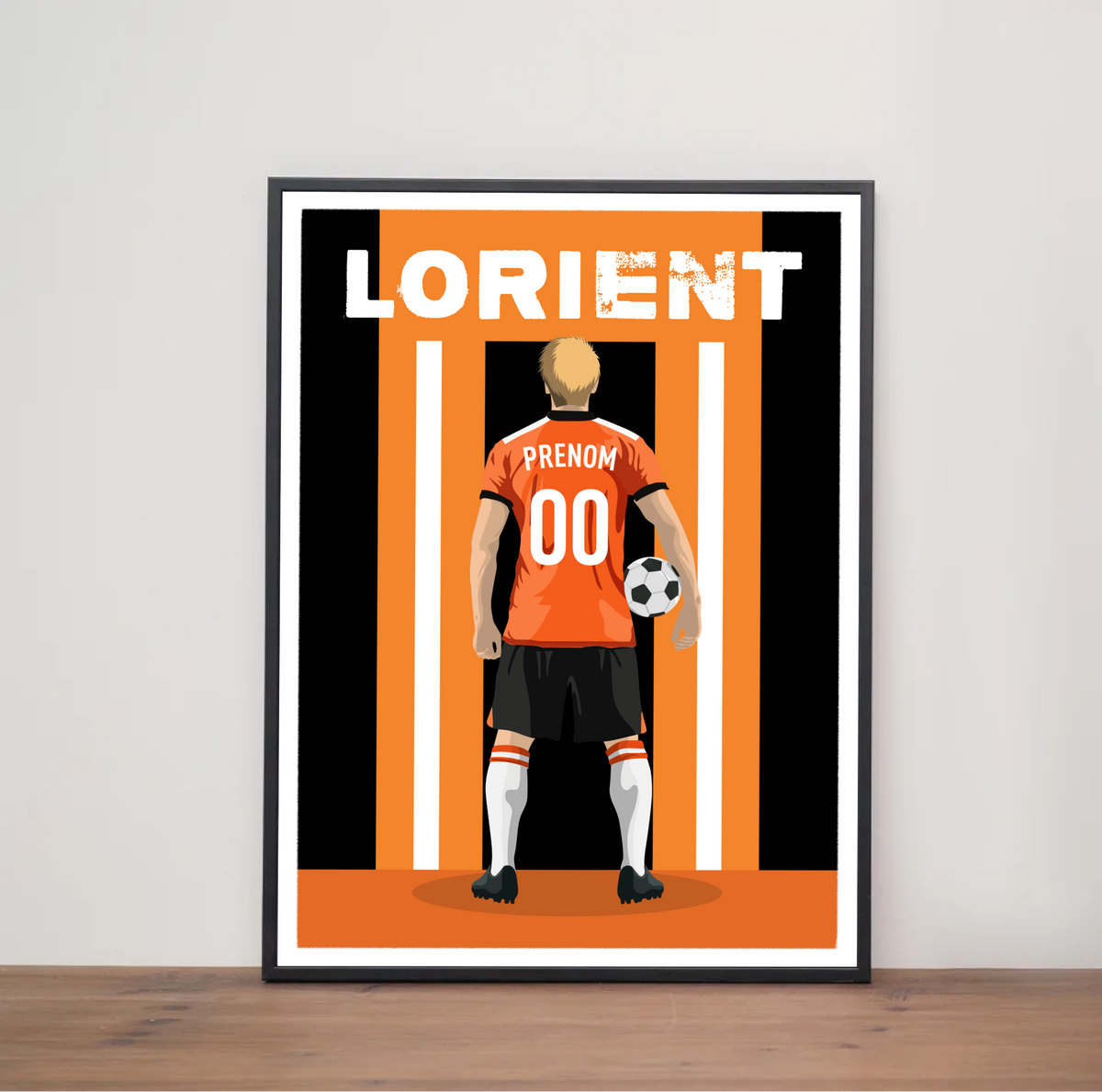 Affiche Foot Lorient - Adulte Personnalisé