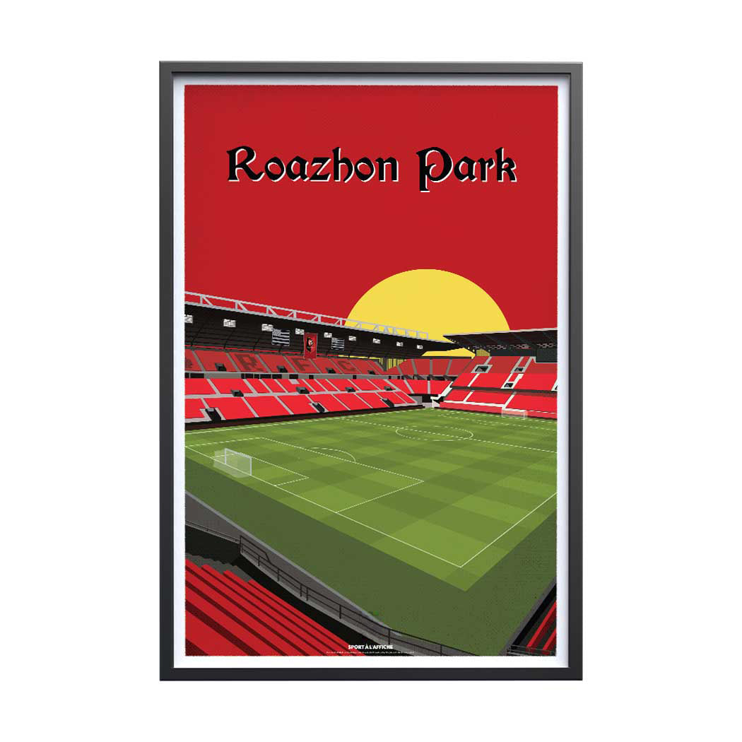 Affiche Stade foot Rennes - Roazhon Park