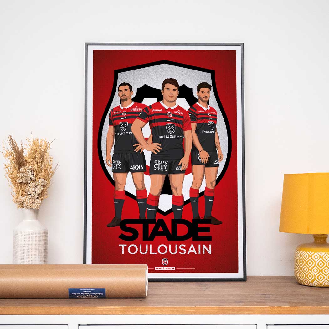 Pack 3 Affiches Stade Toulousain