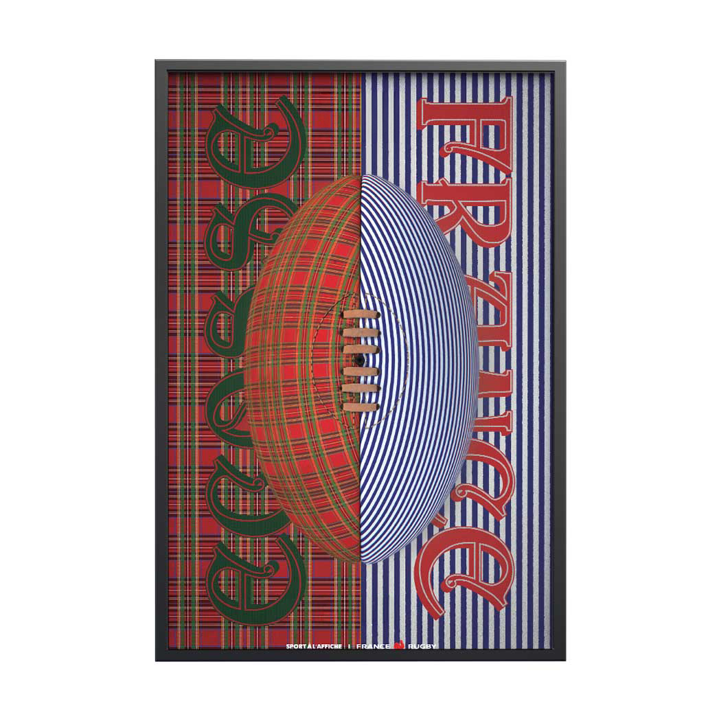 Affiche XV de France - Ecosse