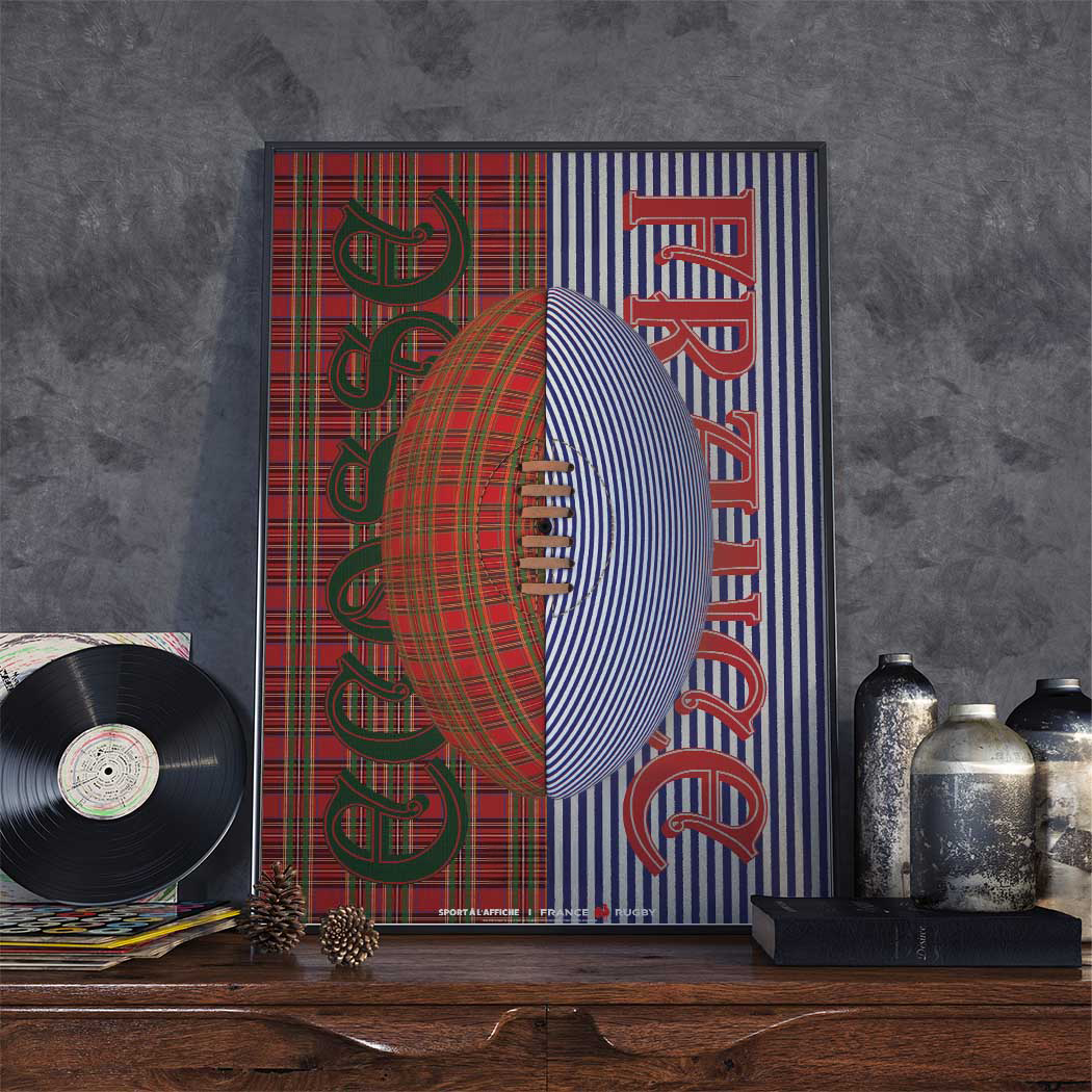 Affiche XV de France - Ecosse