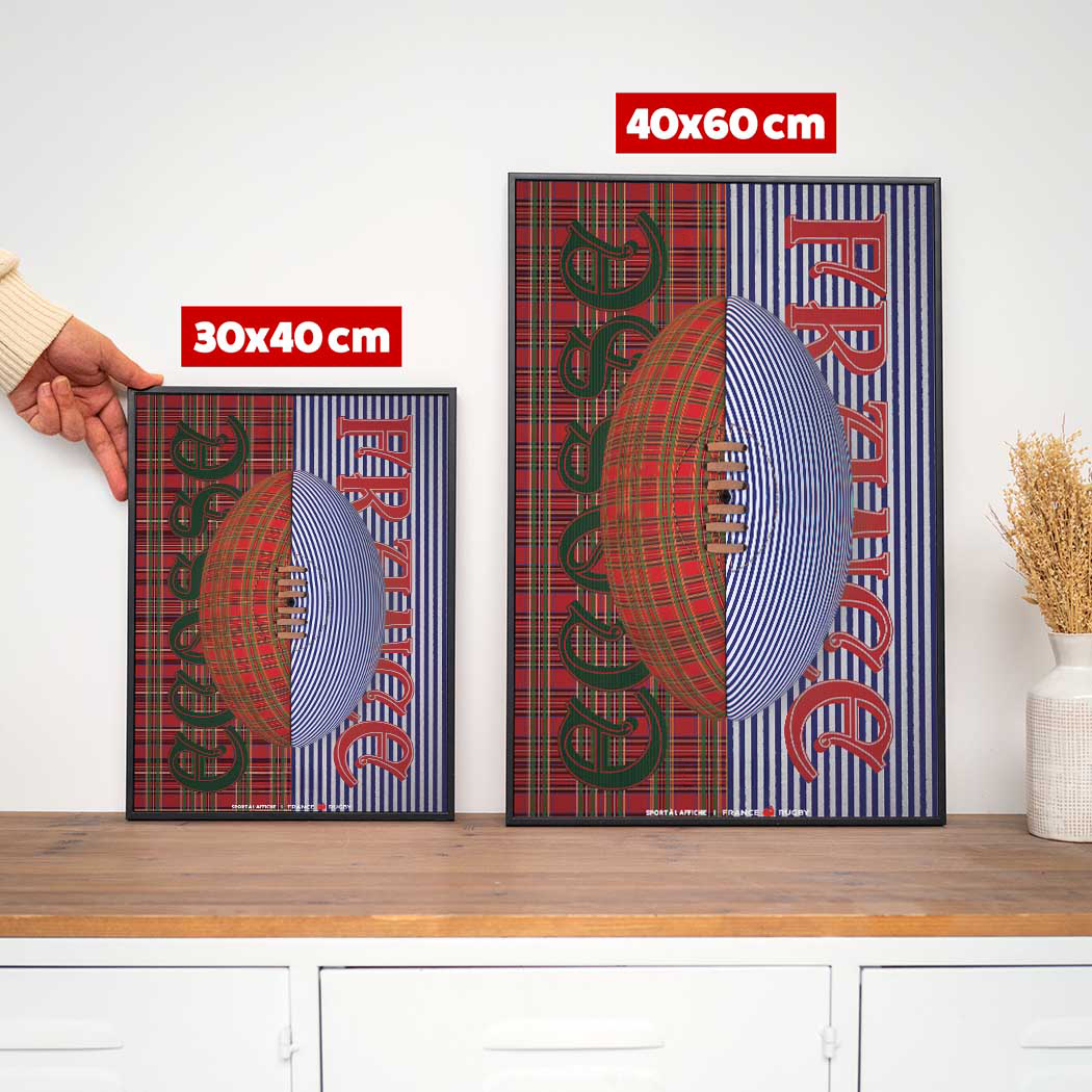 Affiche XV de France - Ecosse