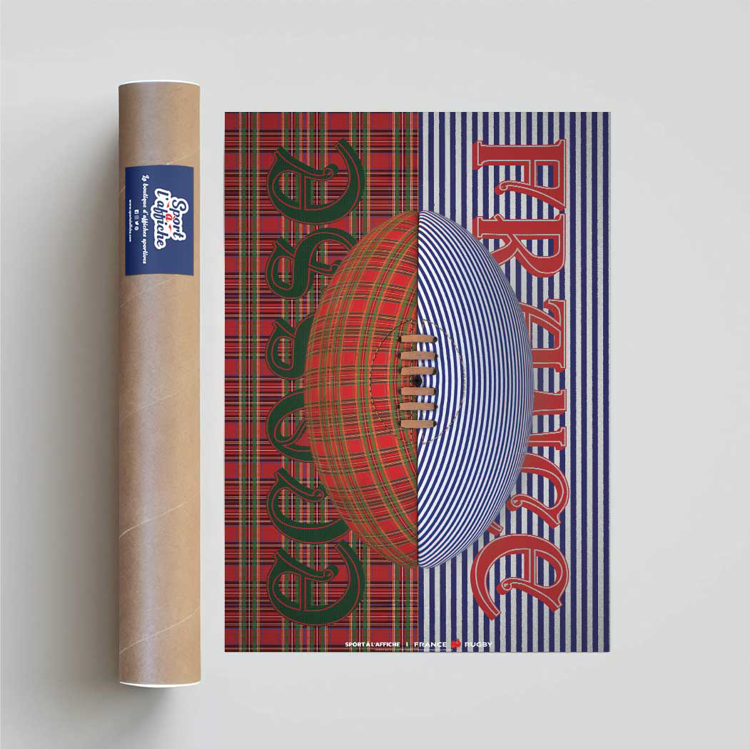 Affiche XV de France - Ecosse