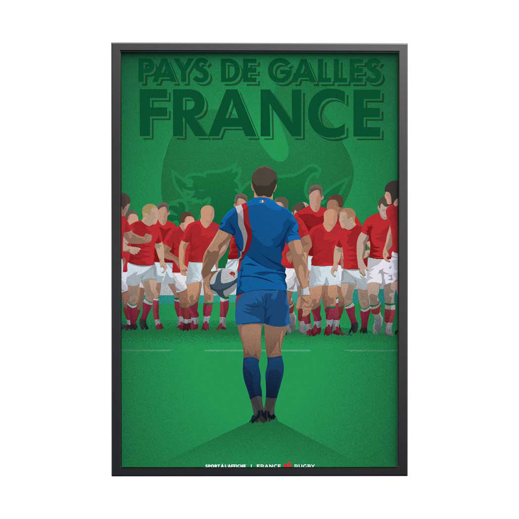 Affiche XV de France - Pays de Galles