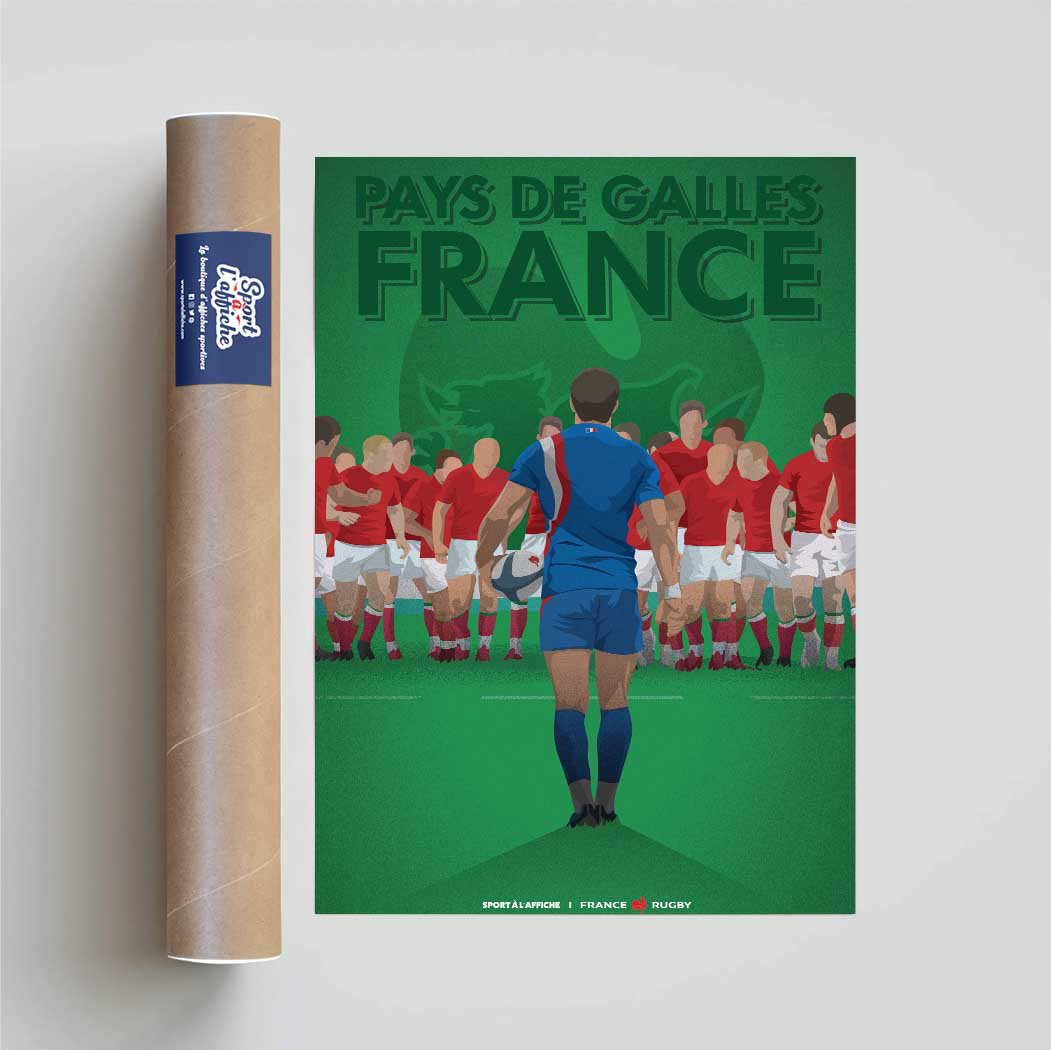 Affiche XV de France - Pays de Galles