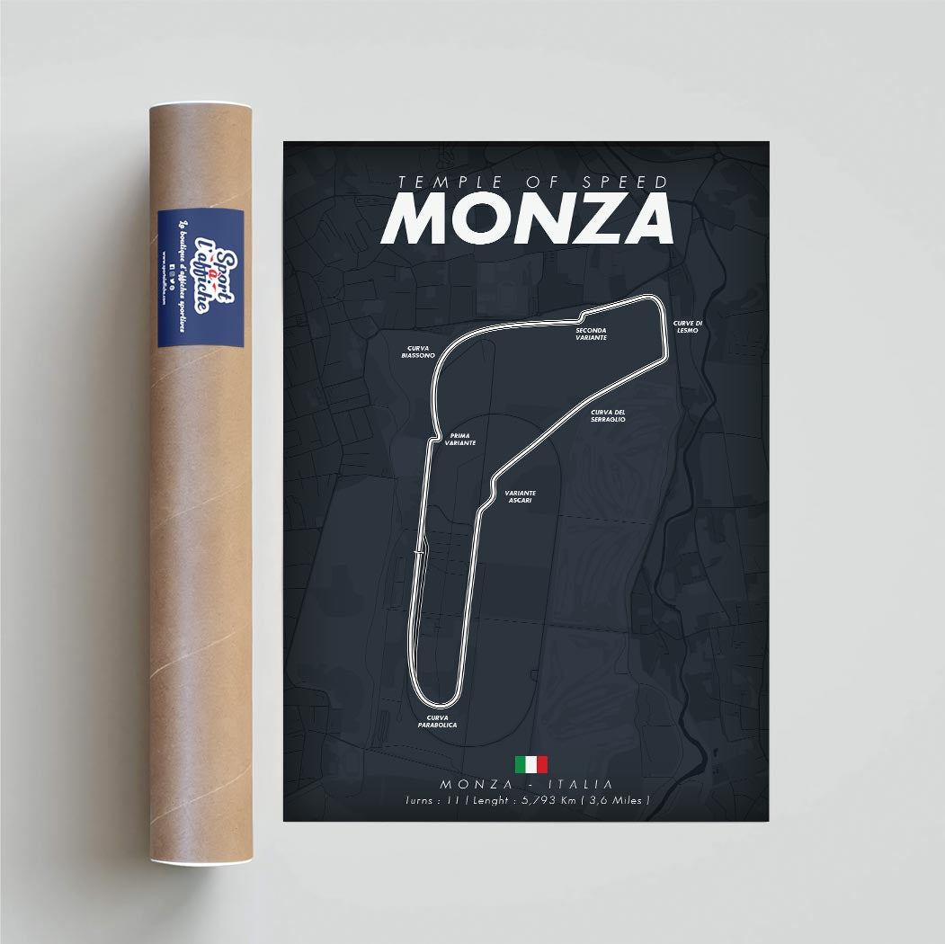 Affiche F1 - Circuit Monza