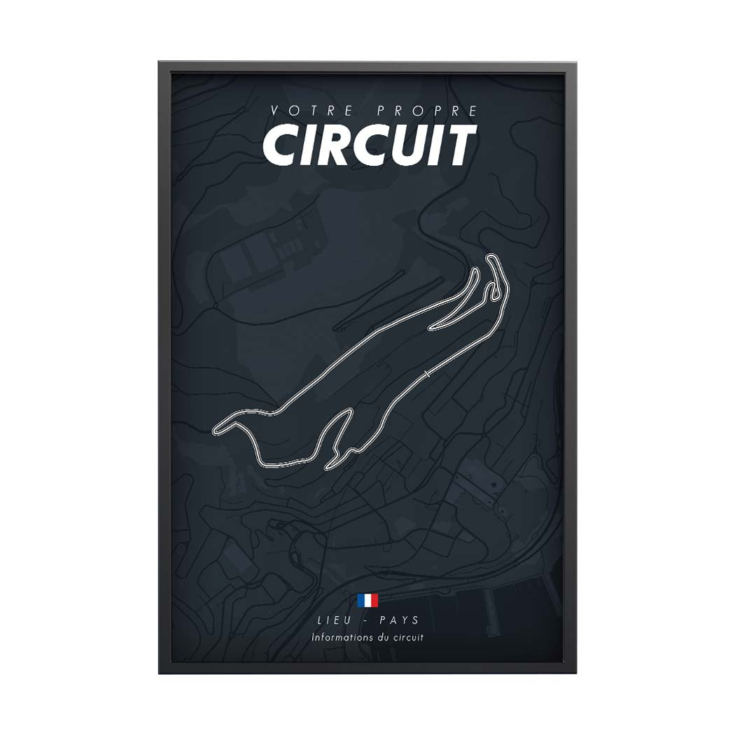 Affiche Auto-Moto - Circuit Personnalisé