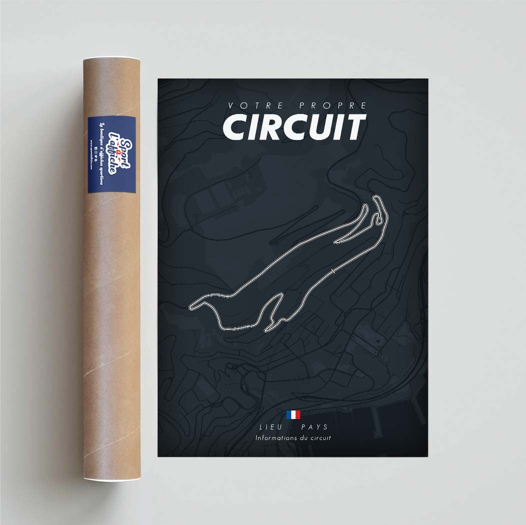 Affiche Auto-Moto - Circuit Personnalisé