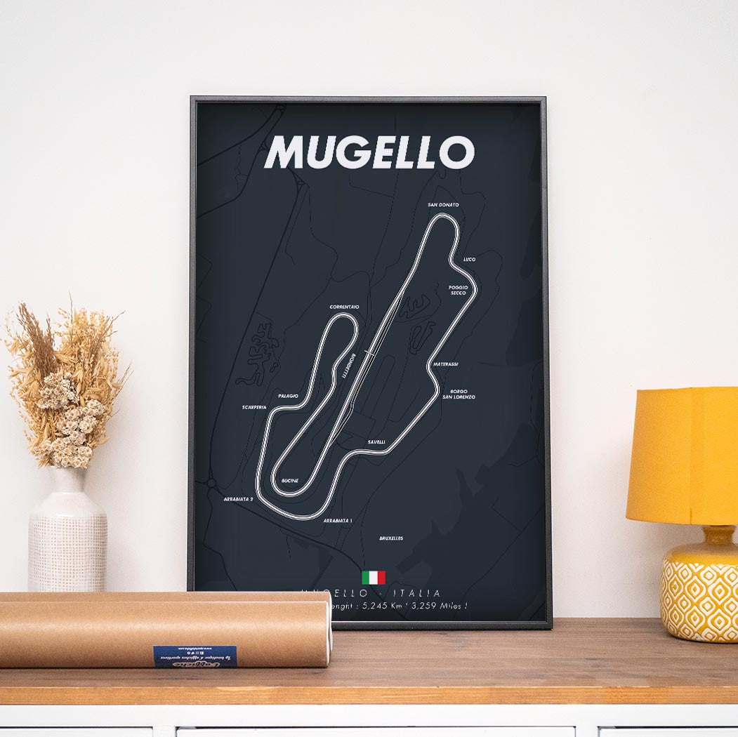 Affiche Moto - Circuit Mugello