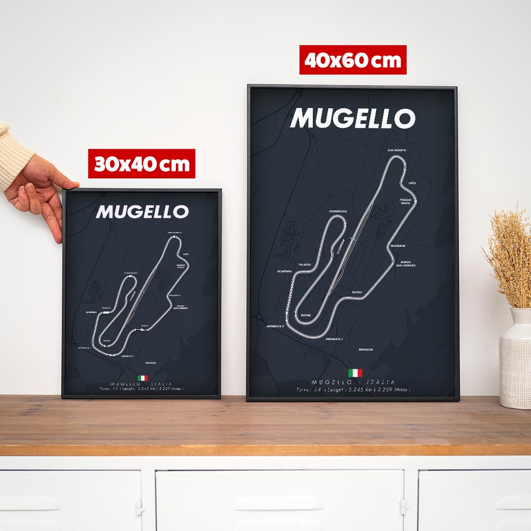 Affiche Moto - Circuit Mugello