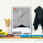 Affiche Running - Challenge du Montcalm - Marathon du Montcalm