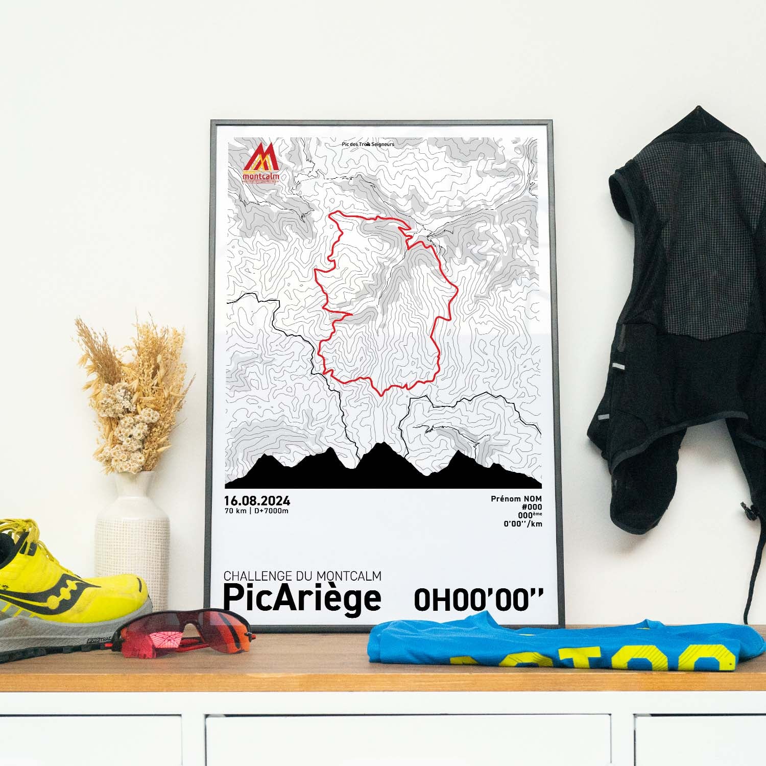 Affiche Running - Challenge du Montcalm - PicAriège