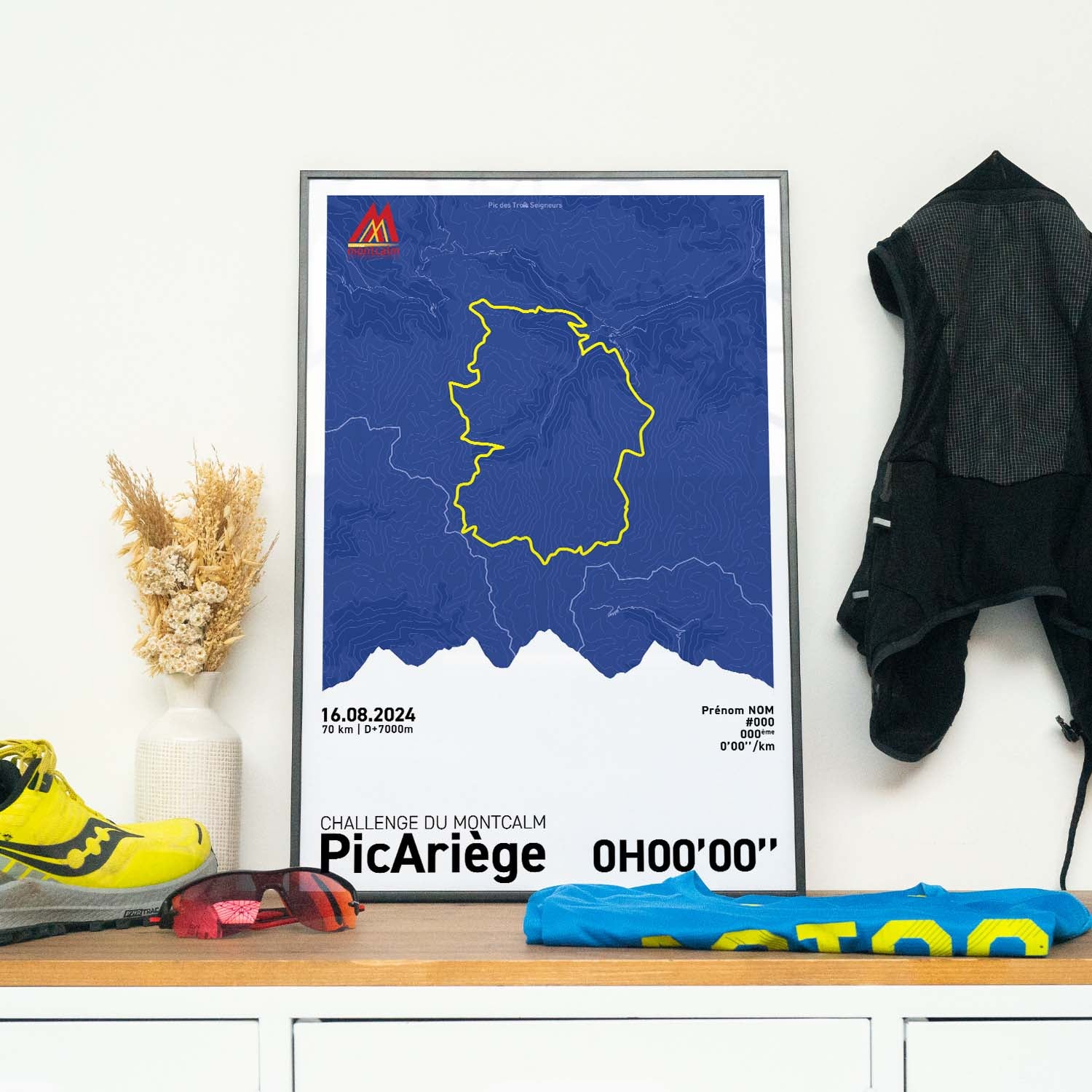 Affiche Running - Challenge du Montcalm - PicAriège