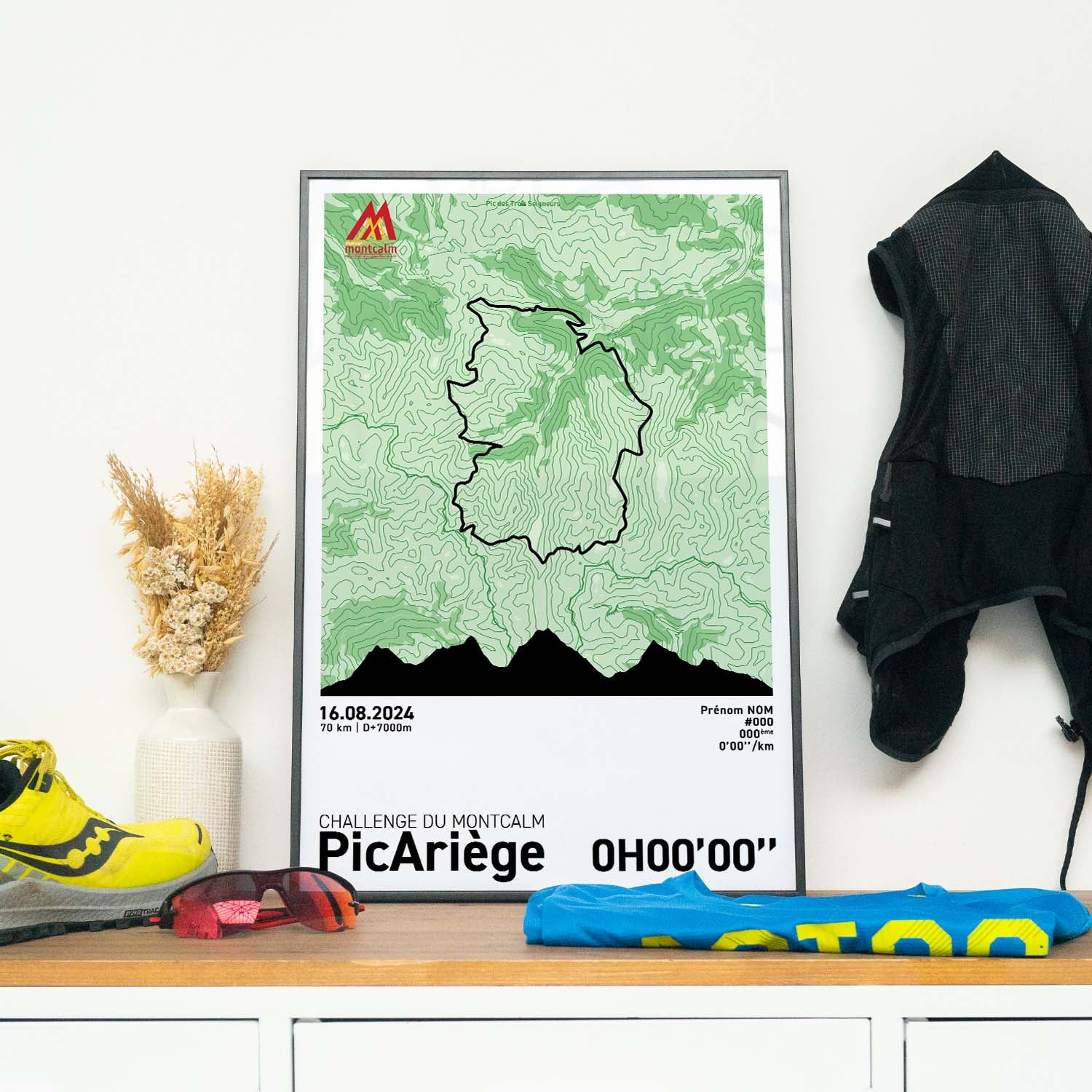 Affiche Running - Challenge du Montcalm - PicAriège