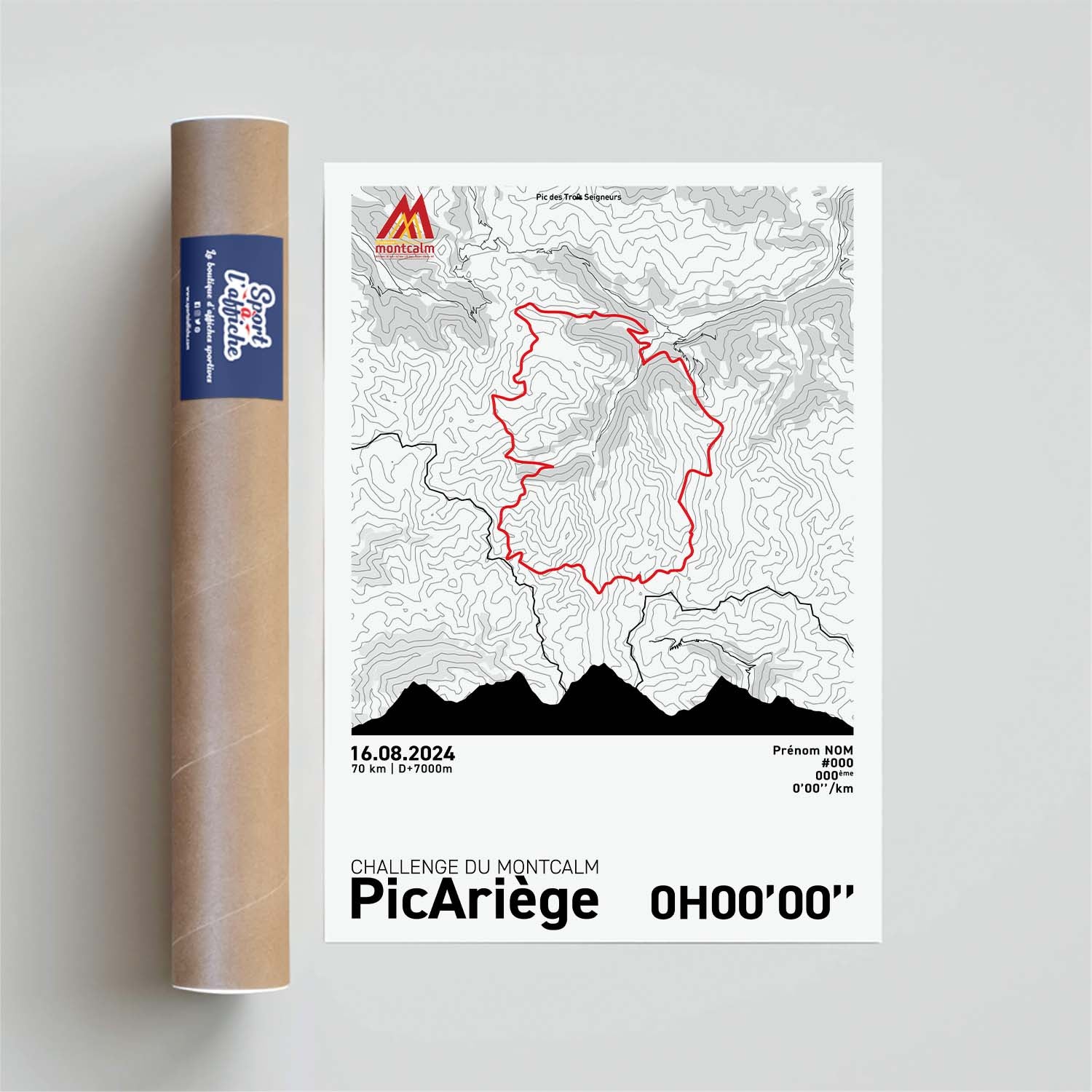 Affiche Running - Challenge du Montcalm - PicAriège