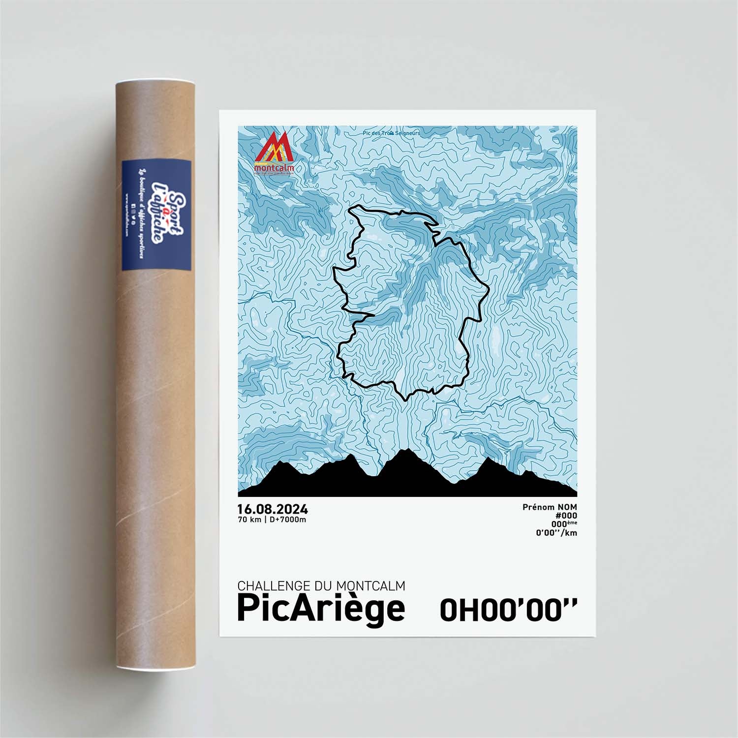 Affiche Running - Challenge du Montcalm - PicAriège