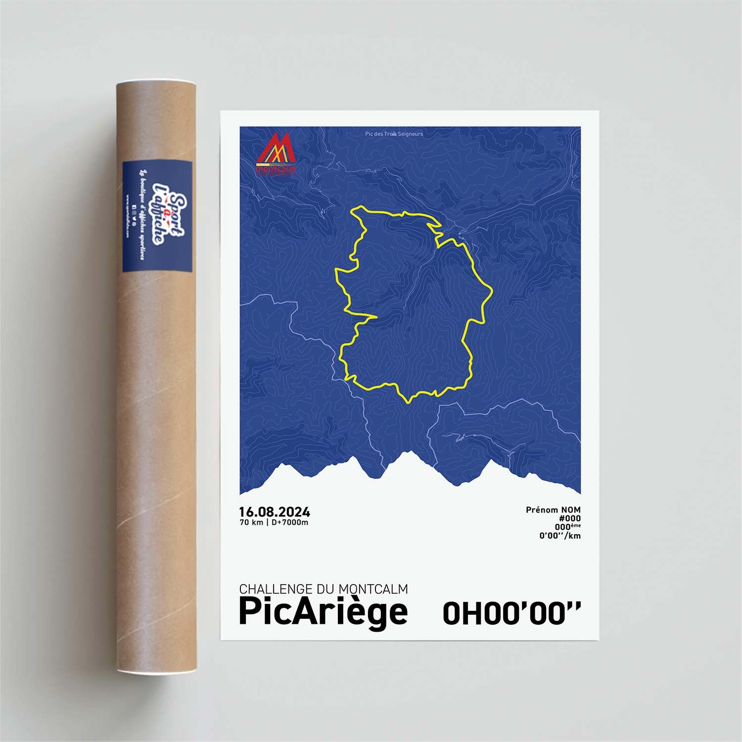 Affiche Running - Challenge du Montcalm - PicAriège