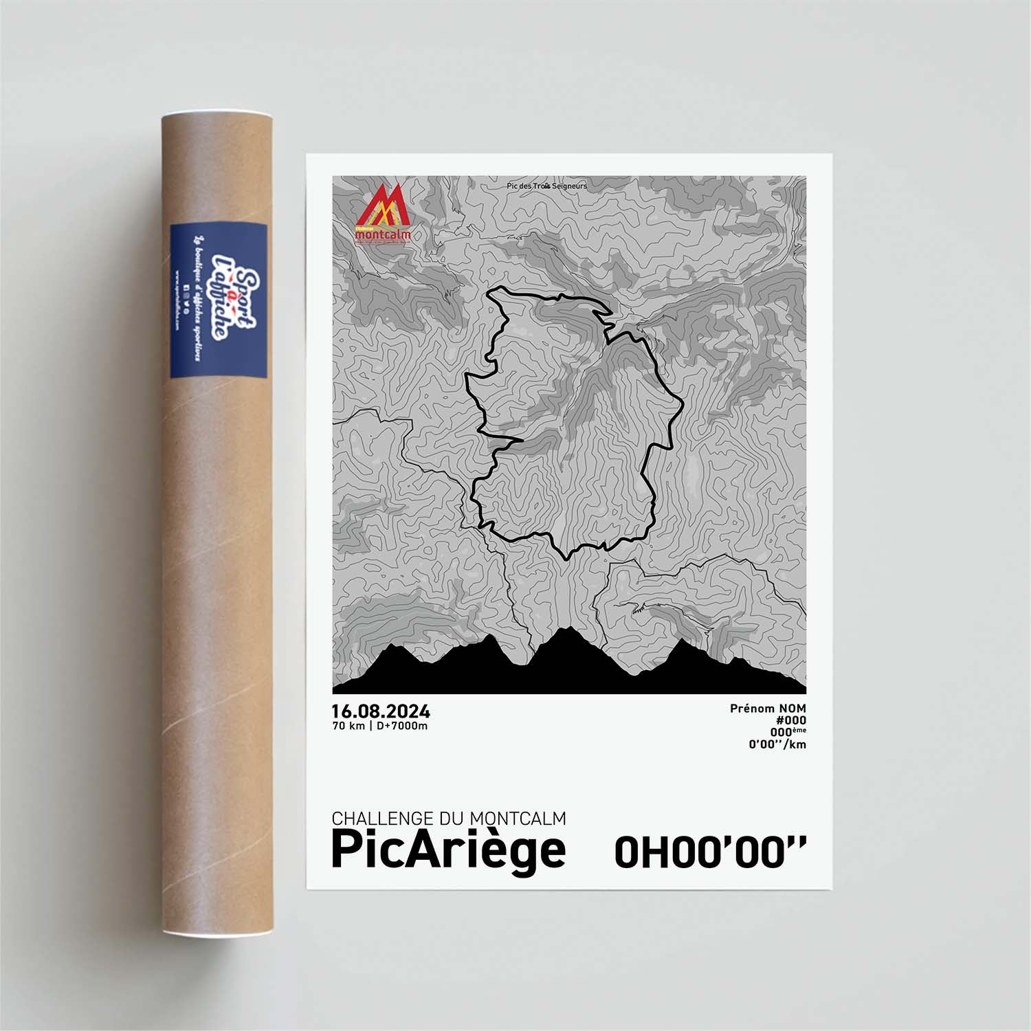 Affiche Running - Challenge du Montcalm - PicAriège