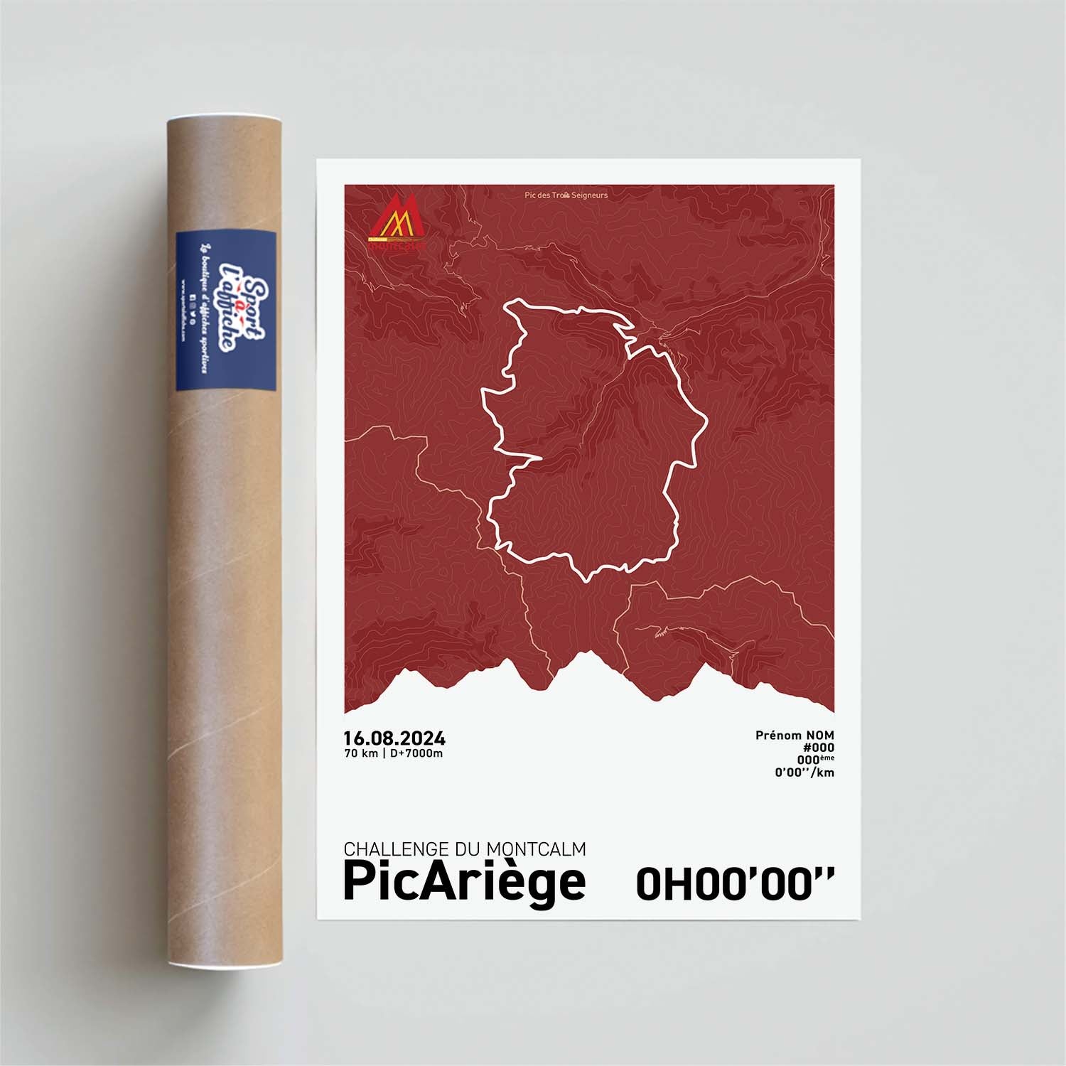 Affiche Running - Challenge du Montcalm - PicAriège