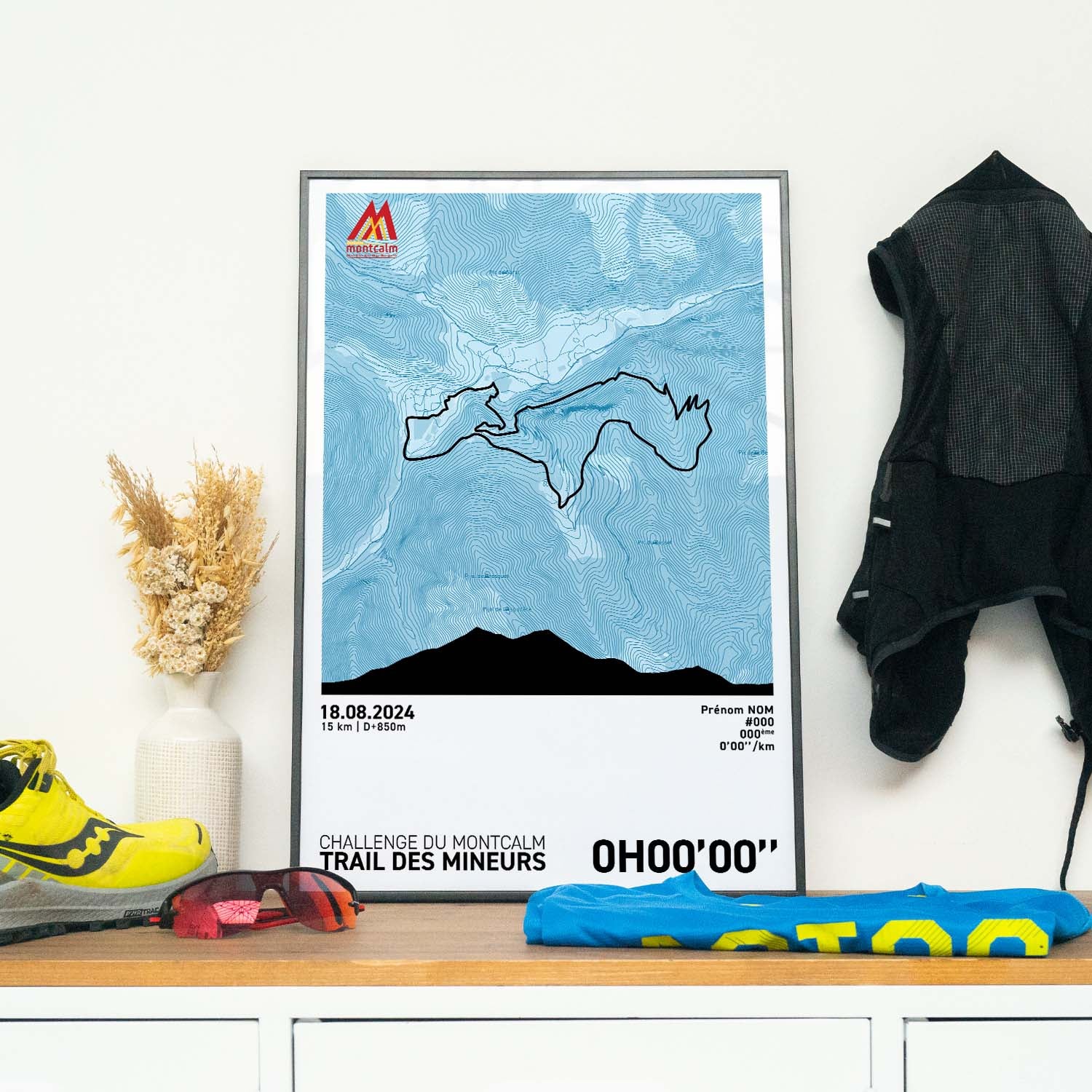 Affiche Running - Challenge du Montcalm - Trail des Mineurs