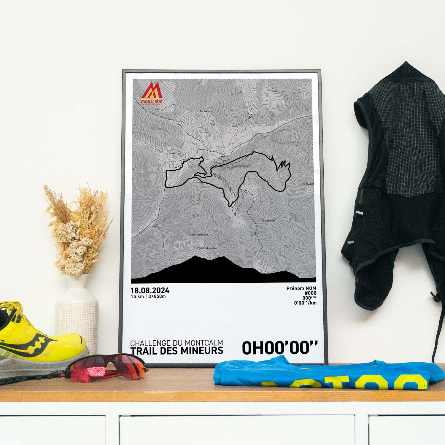 Affiche Running - Challenge du Montcalm - Trail des Mineurs