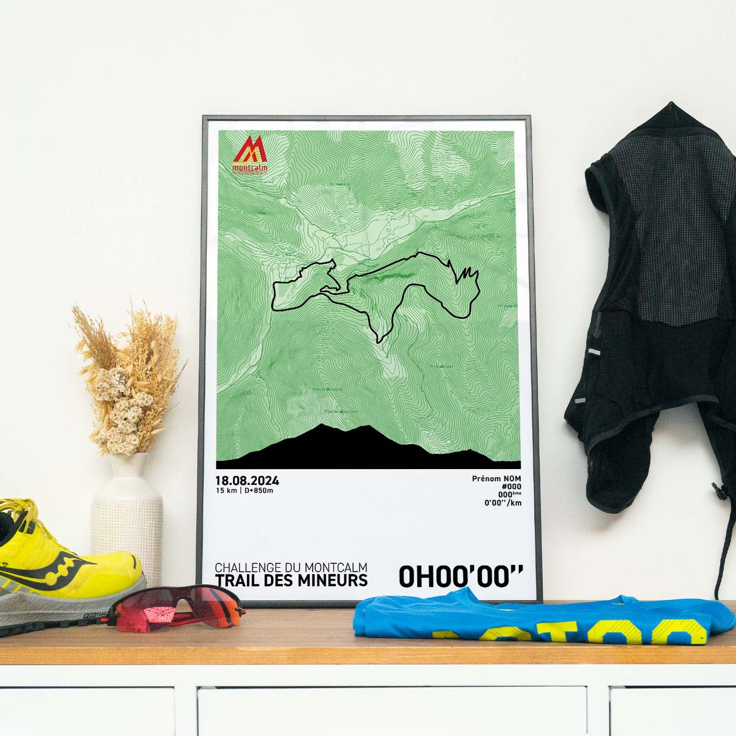 Affiche Running - Challenge du Montcalm - Trail des Mineurs