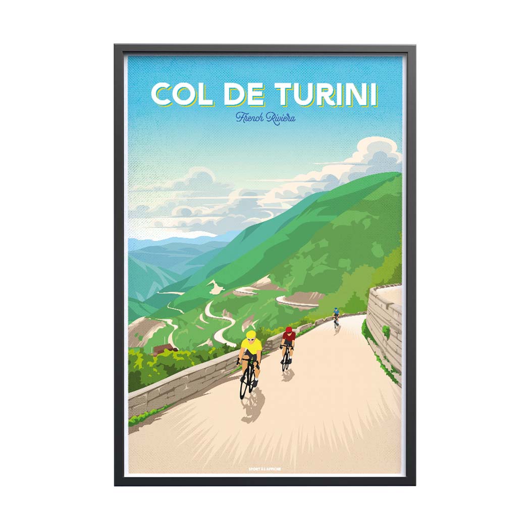 Affiche Cyclisme - Col du Turini