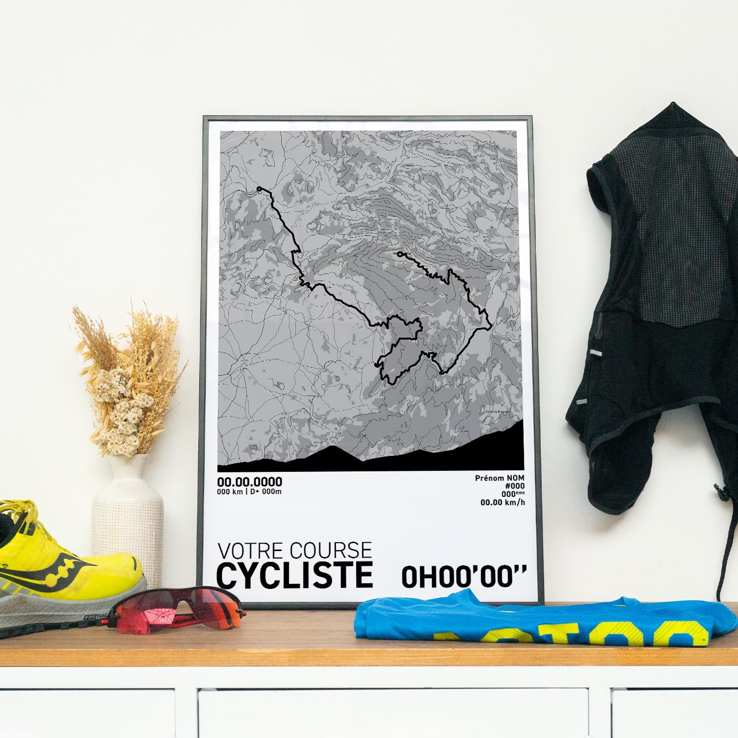 Affiche Cyclisme - Votre Course Personnalisée