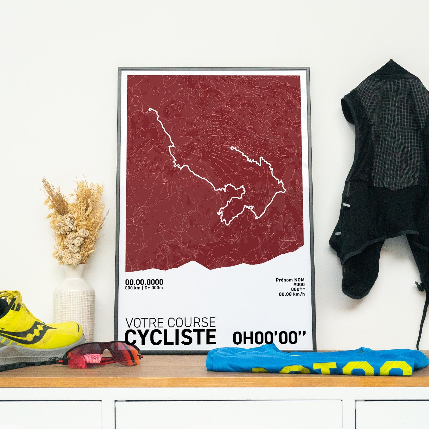 Affiche Cyclisme - Votre Course Personnalisée