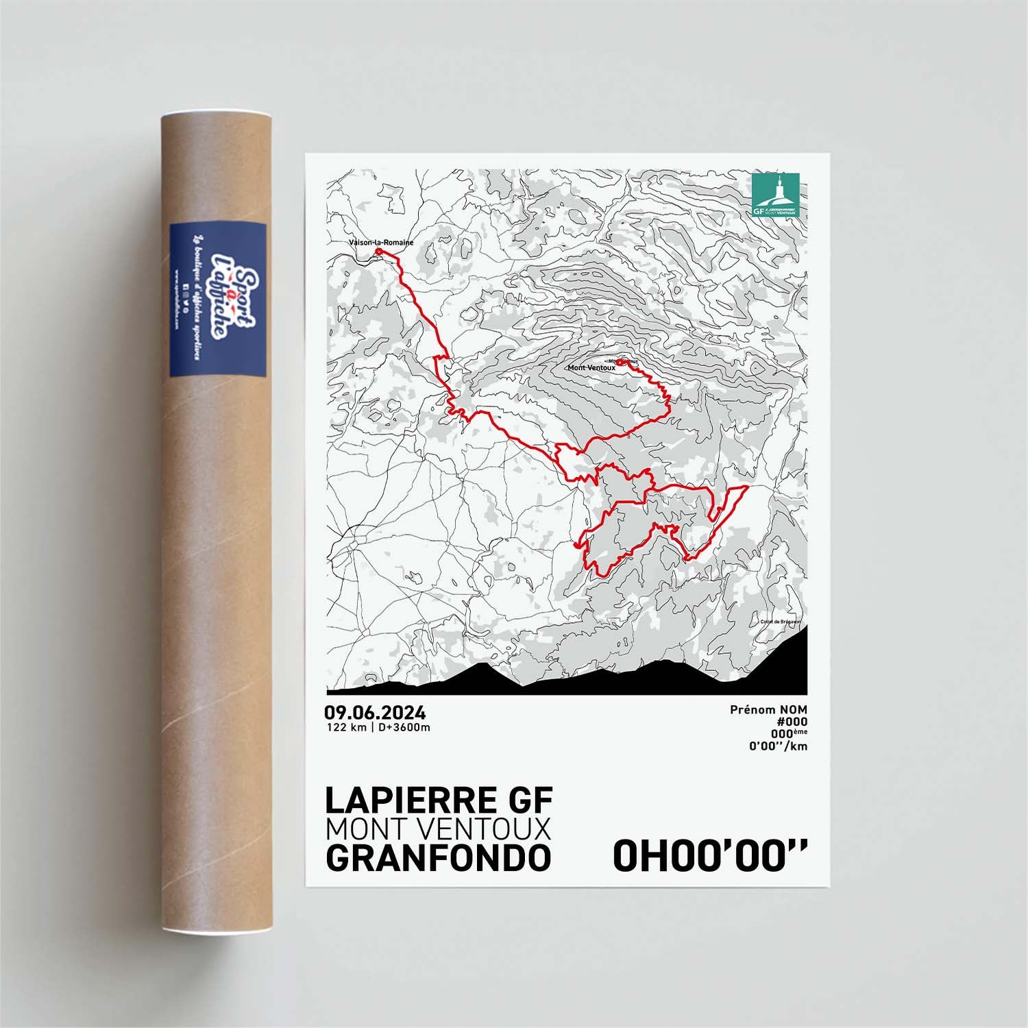 Affiche Cyclisme - Lapierre GF Mont Ventoux Granfondo