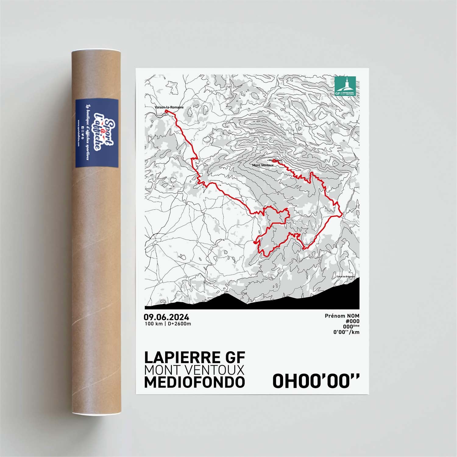 Affiche Cyclisme - Lapierre GF Mont Ventoux Mediofondo