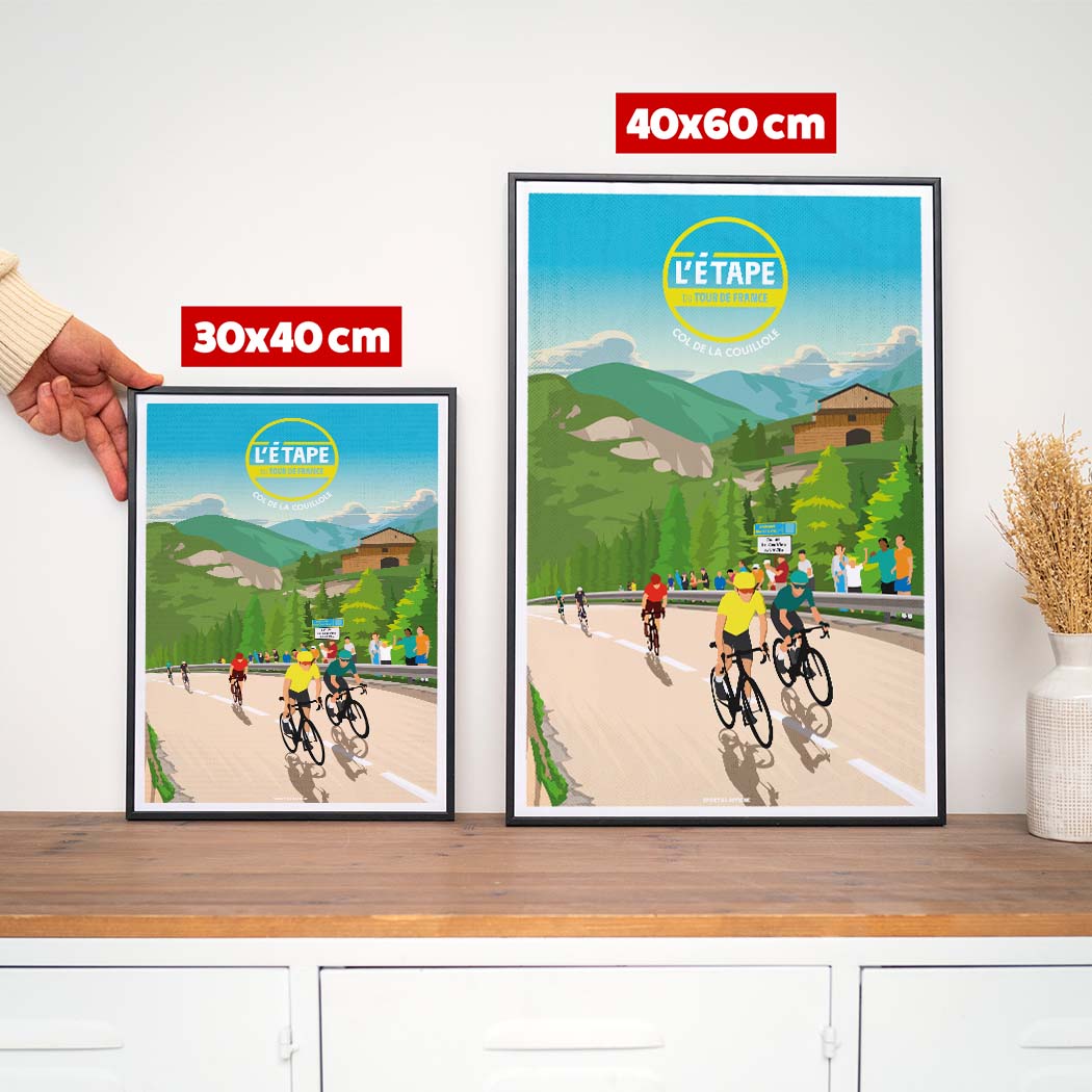 Affiche Cyclisme - L'Etape Du Tour De France 2024