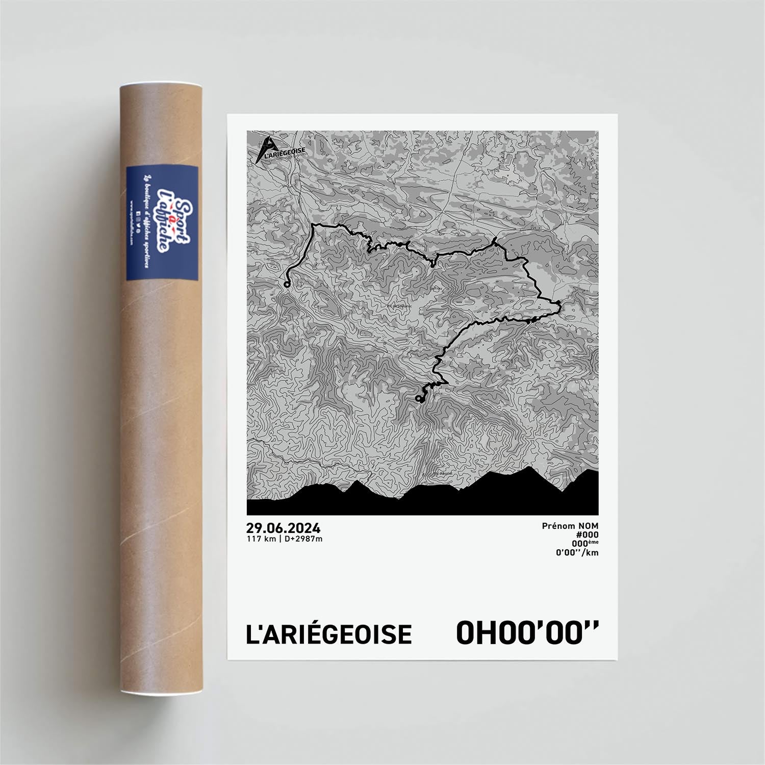 Affiche Cyclisme - L'Ariégeoise