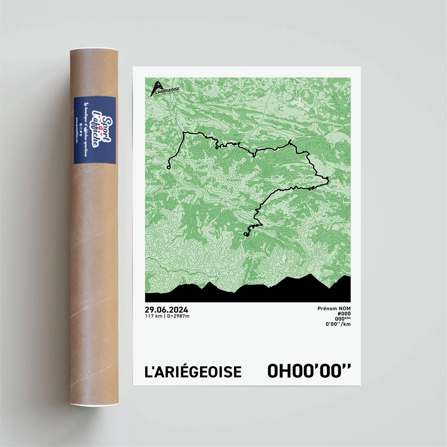 Affiche Cyclisme - L'Ariégeoise