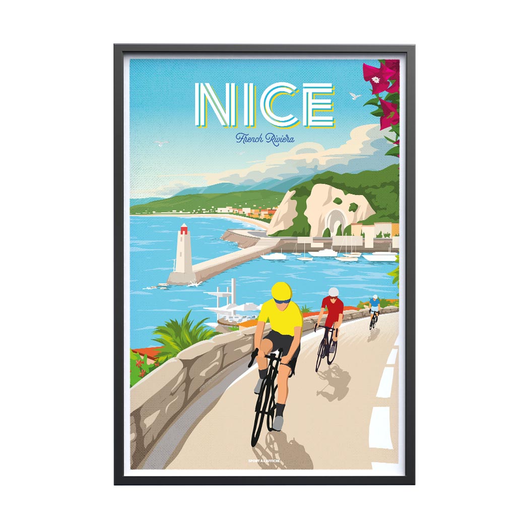 Affiche Cyclisme - Nice French Riviera