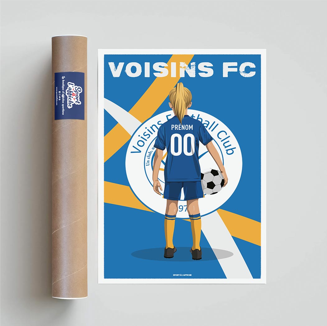 Affiche Foot - Voisins FC Enfant Personnalisé