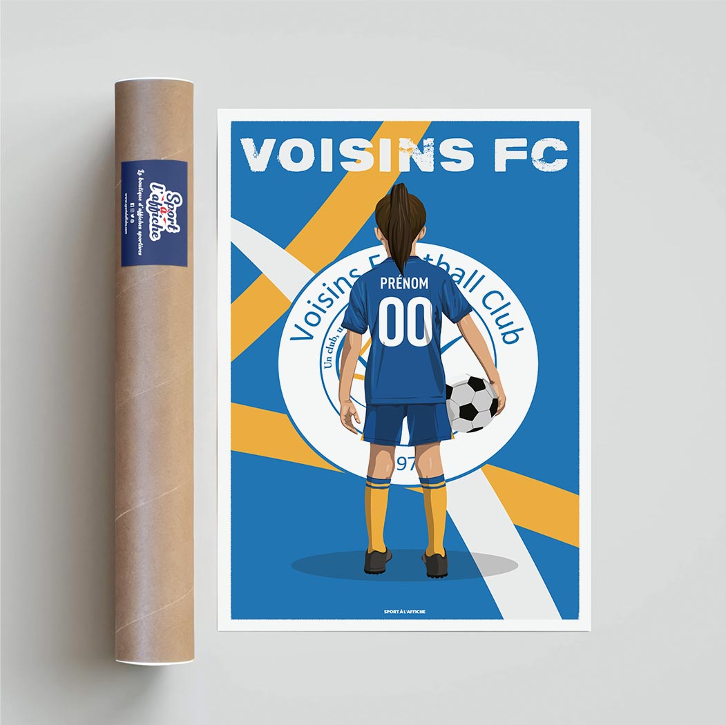 Affiche Foot - Voisins FC Enfant Personnalisé