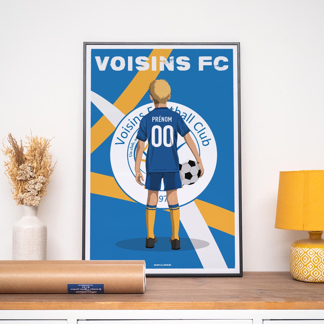 Affiche Foot - Voisins FC Enfant Personnalisé