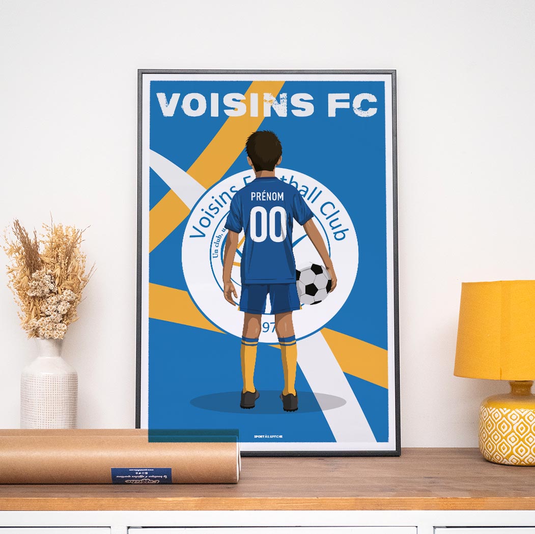 Affiche Foot - Voisins FC Enfant Personnalisé