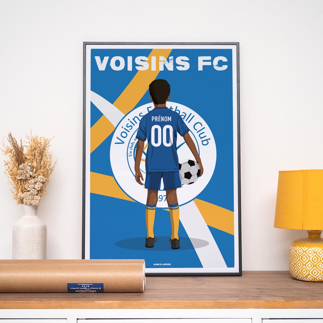 Affiche Foot - Voisins FC Enfant Personnalisé