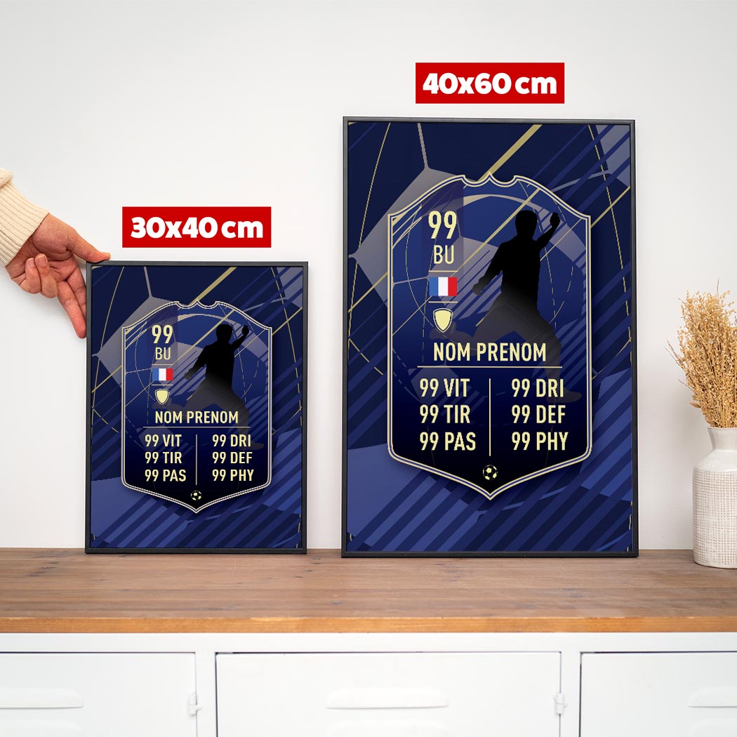Affiche Foot - Carte FUT Personnalisée
