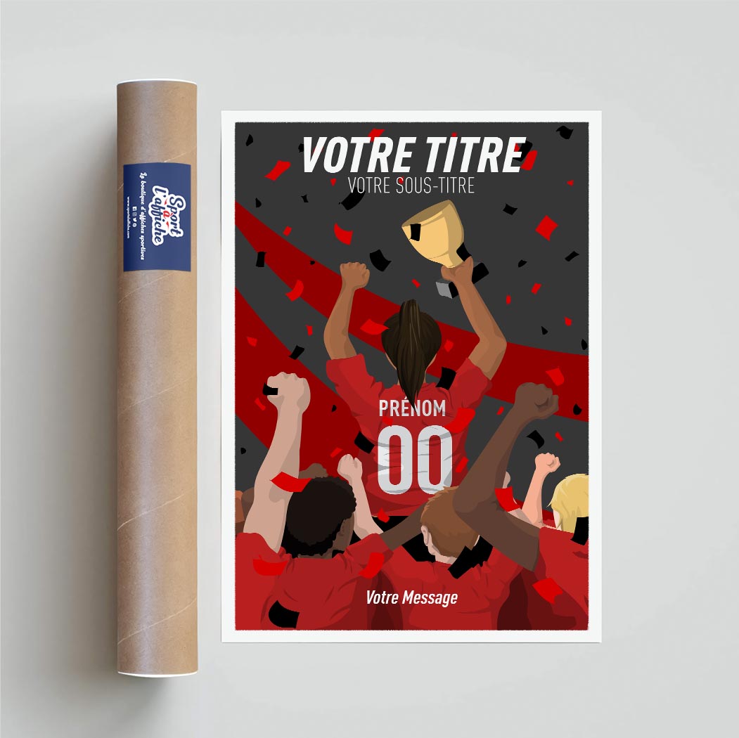 Affiche Personnalisé Célébration Trophée