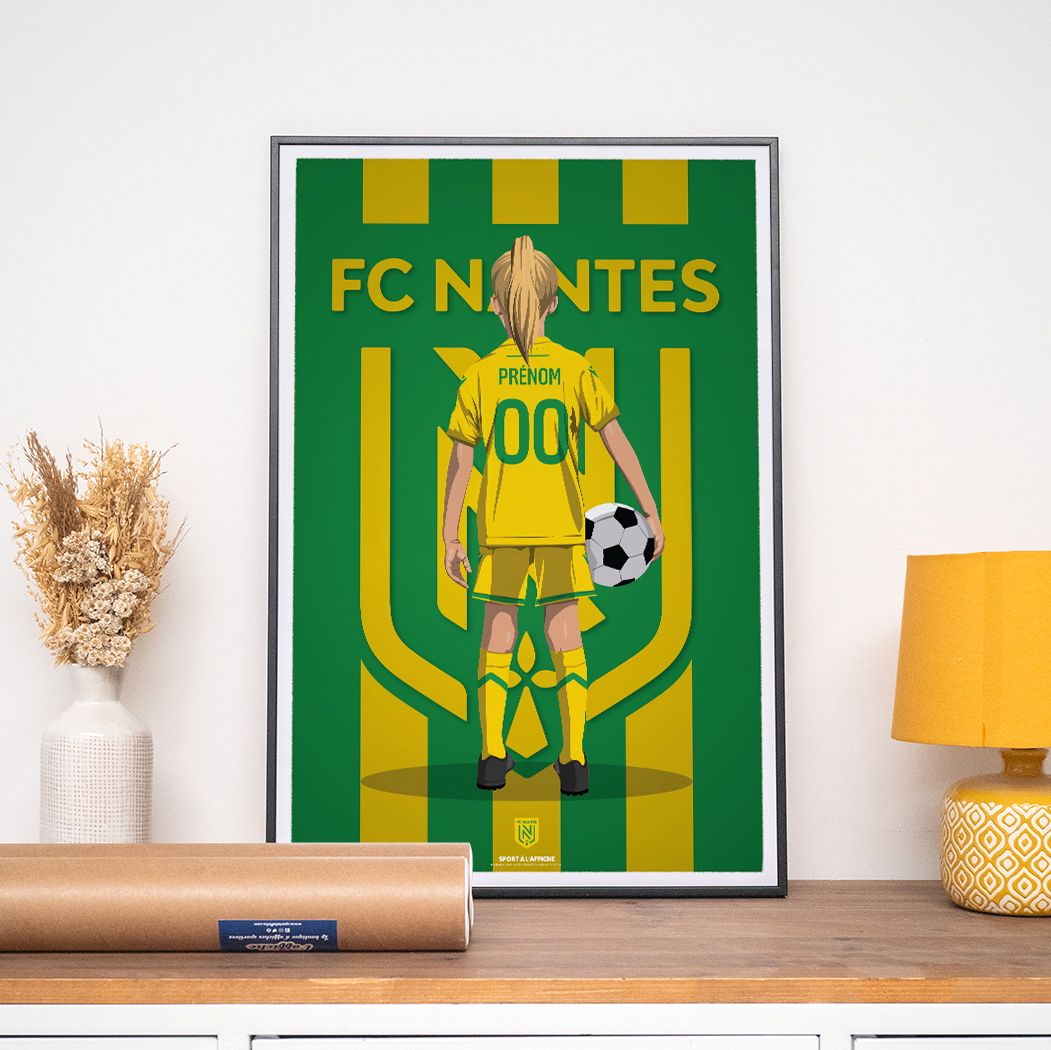 Affiche FC Nantes - Enfant Personnalisé