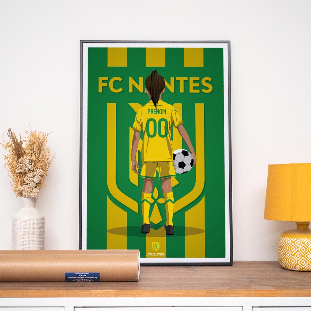 Affiche FC Nantes - Enfant Personnalisé