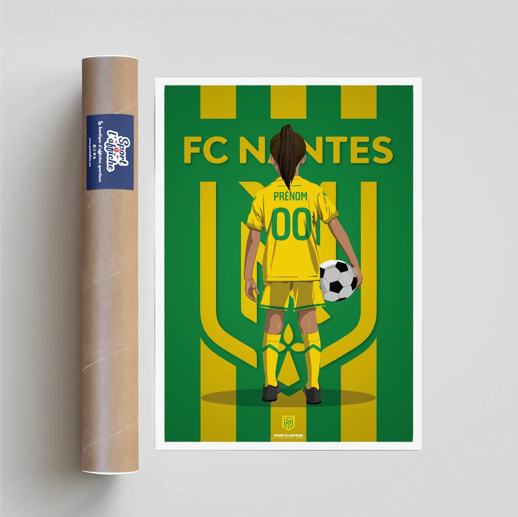 Affiche FC Nantes - Enfant Personnalisé