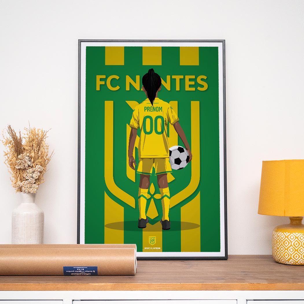 Affiche FC Nantes - Enfant Personnalisé