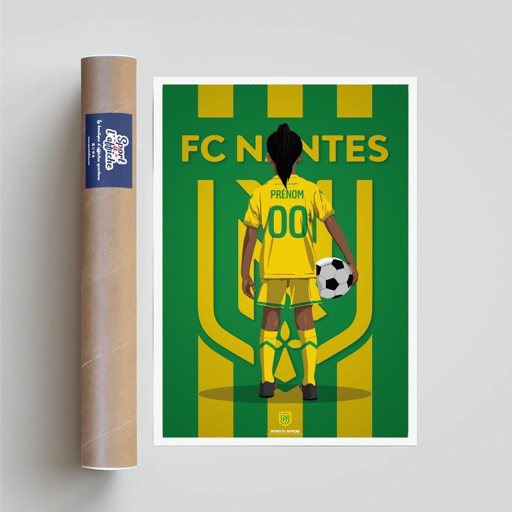 Affiche FC Nantes - Enfant Personnalisé
