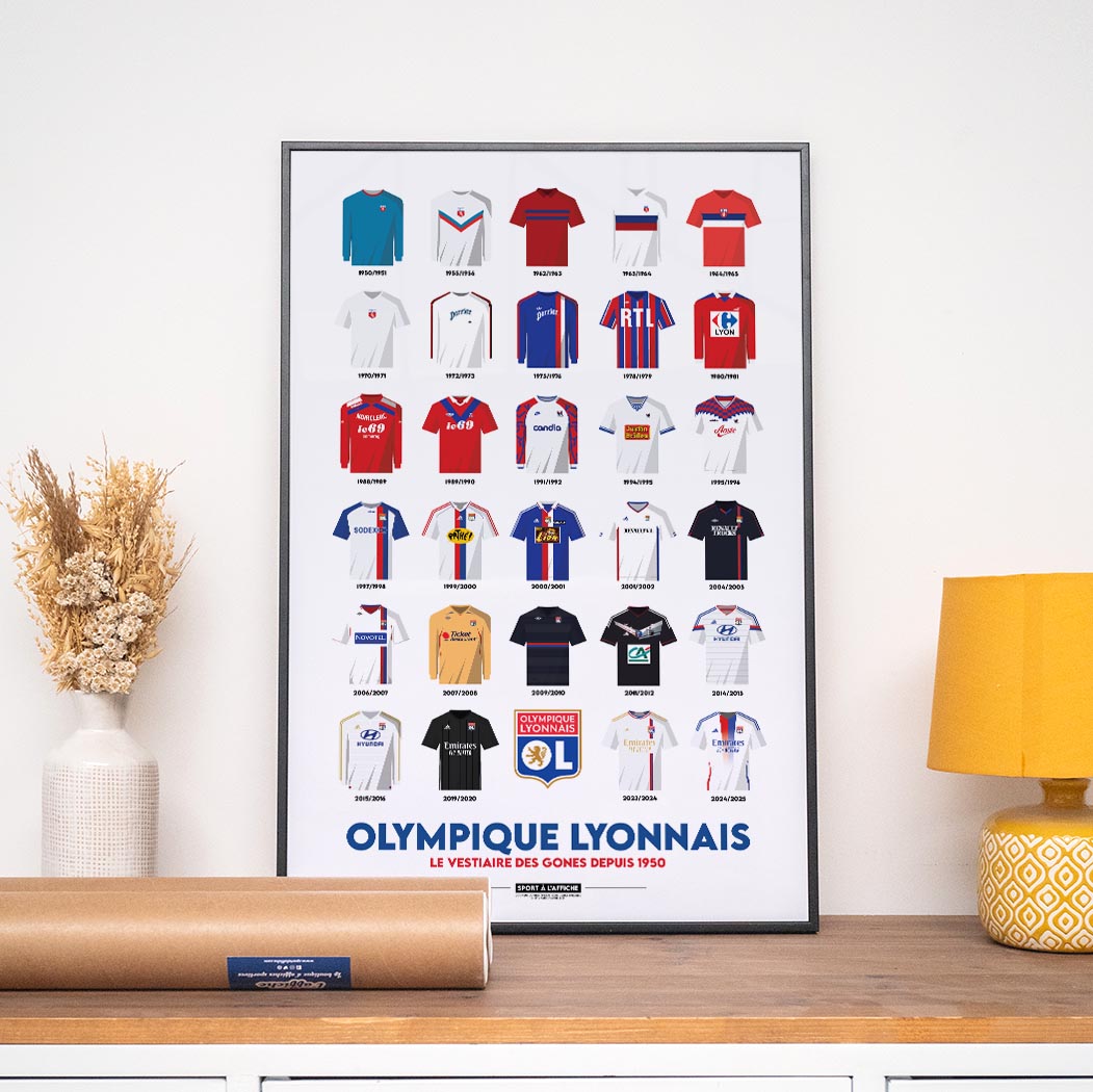 Pack 3 Affiches Olympique Lyonnais